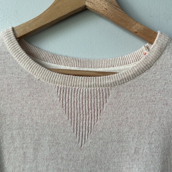 Skies Are Blue color block wool blend lightweight sweater M - Picture 4 of 8